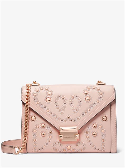 whitney leather shoulder bag